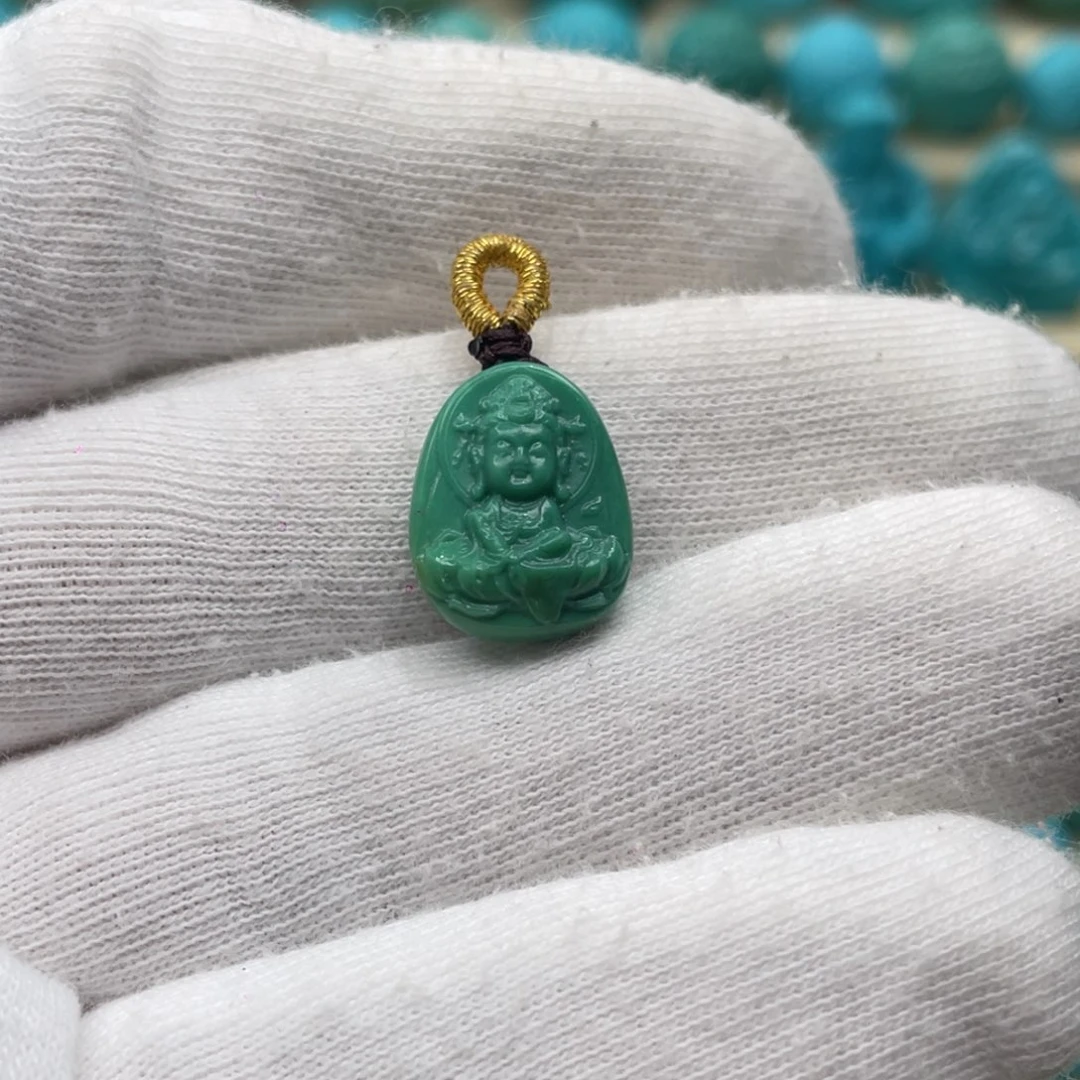 绿松石未镶嵌颈饰卡11.7-15-6