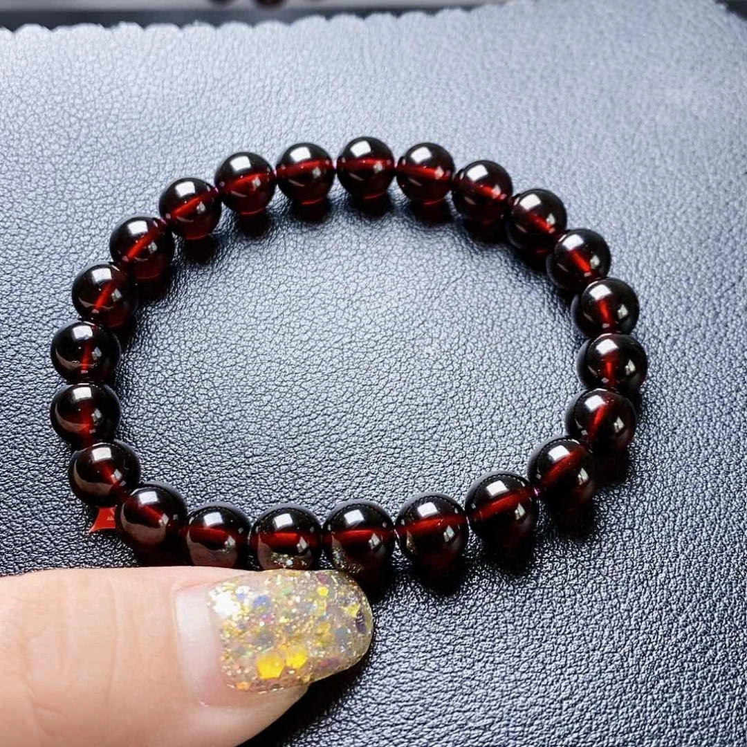 石榴石手链未镶嵌8.0单圈毕业级