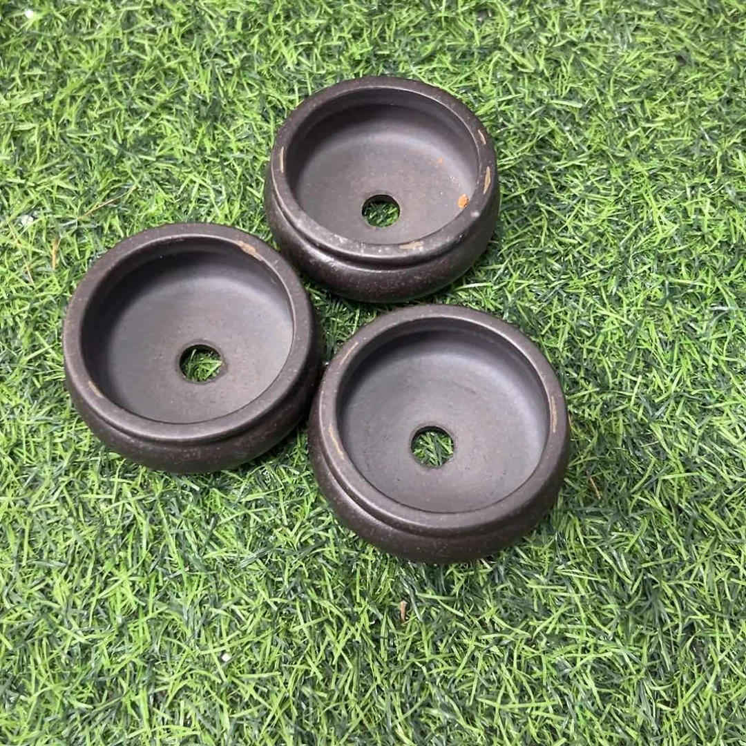 花盆紫砂瑕疵盆3只