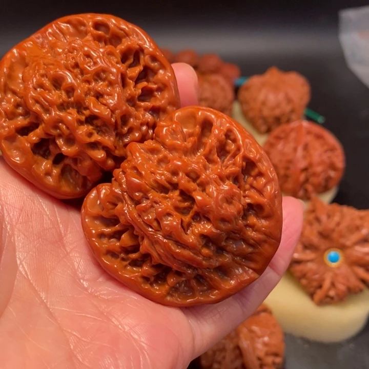 青***松核桃手串/手链工艺核桃
