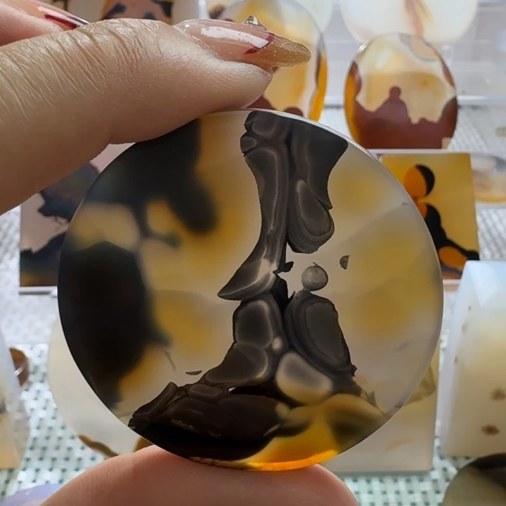 玛瑙/玉髓未镶嵌项链