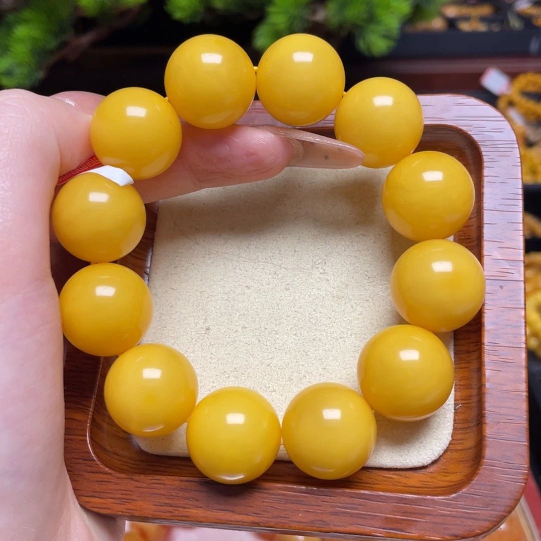 蜜蜡手链未镶嵌手串