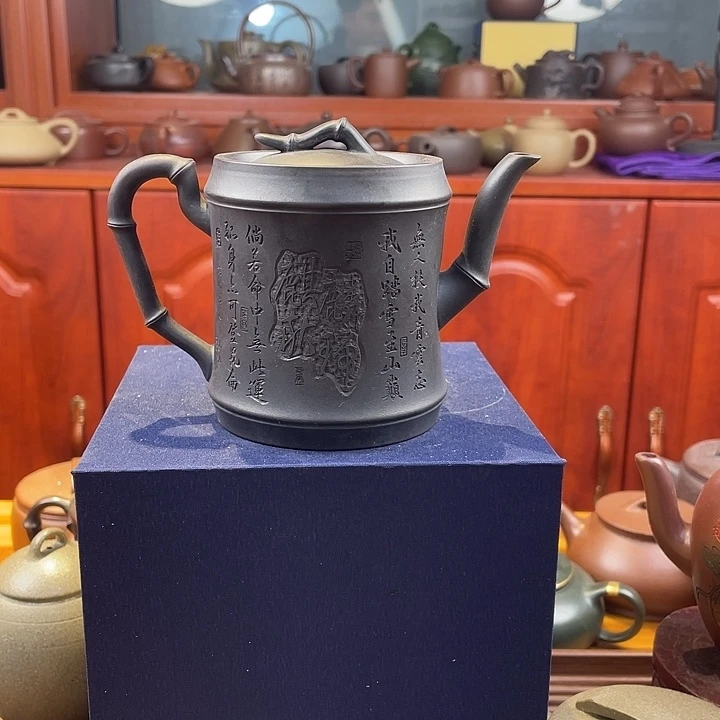 紫砂茶壶处理一把