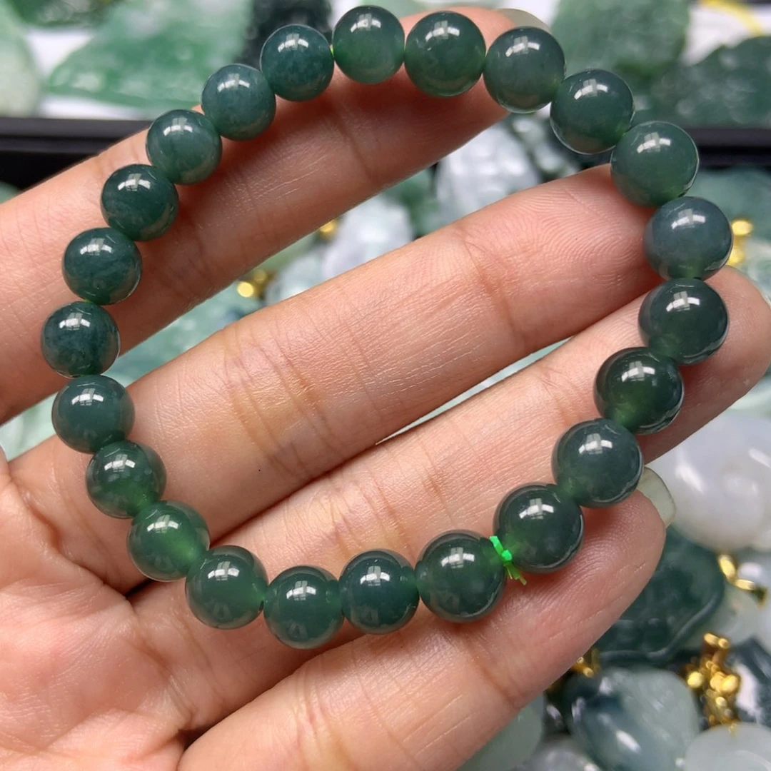 翡翠颈饰未镶嵌天然翡翠