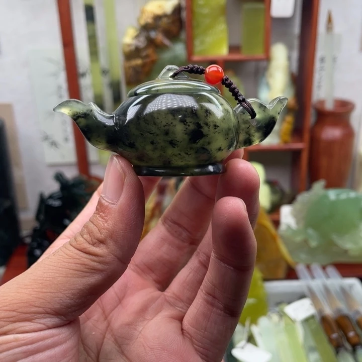 岫玉未镶嵌四大名玉手把