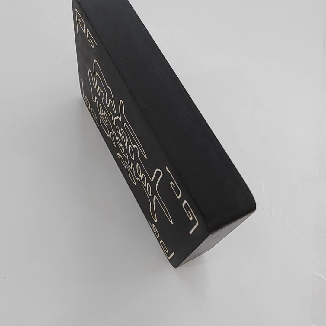 非金属涤纶项链 紫薇讳 檀木嵌银丝 多功能潮流饰品 项链把件