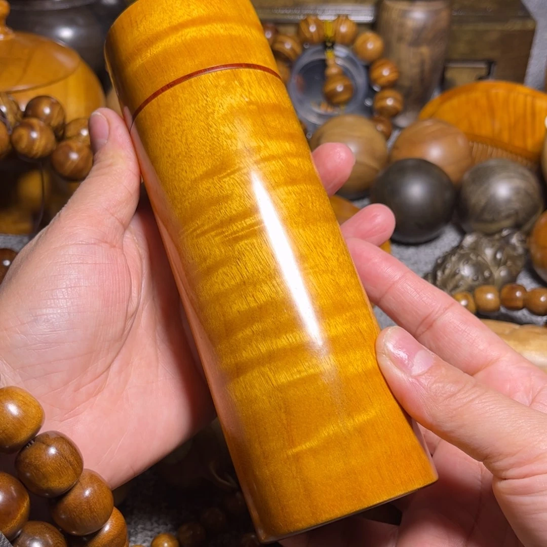 金丝楠保温杯水波