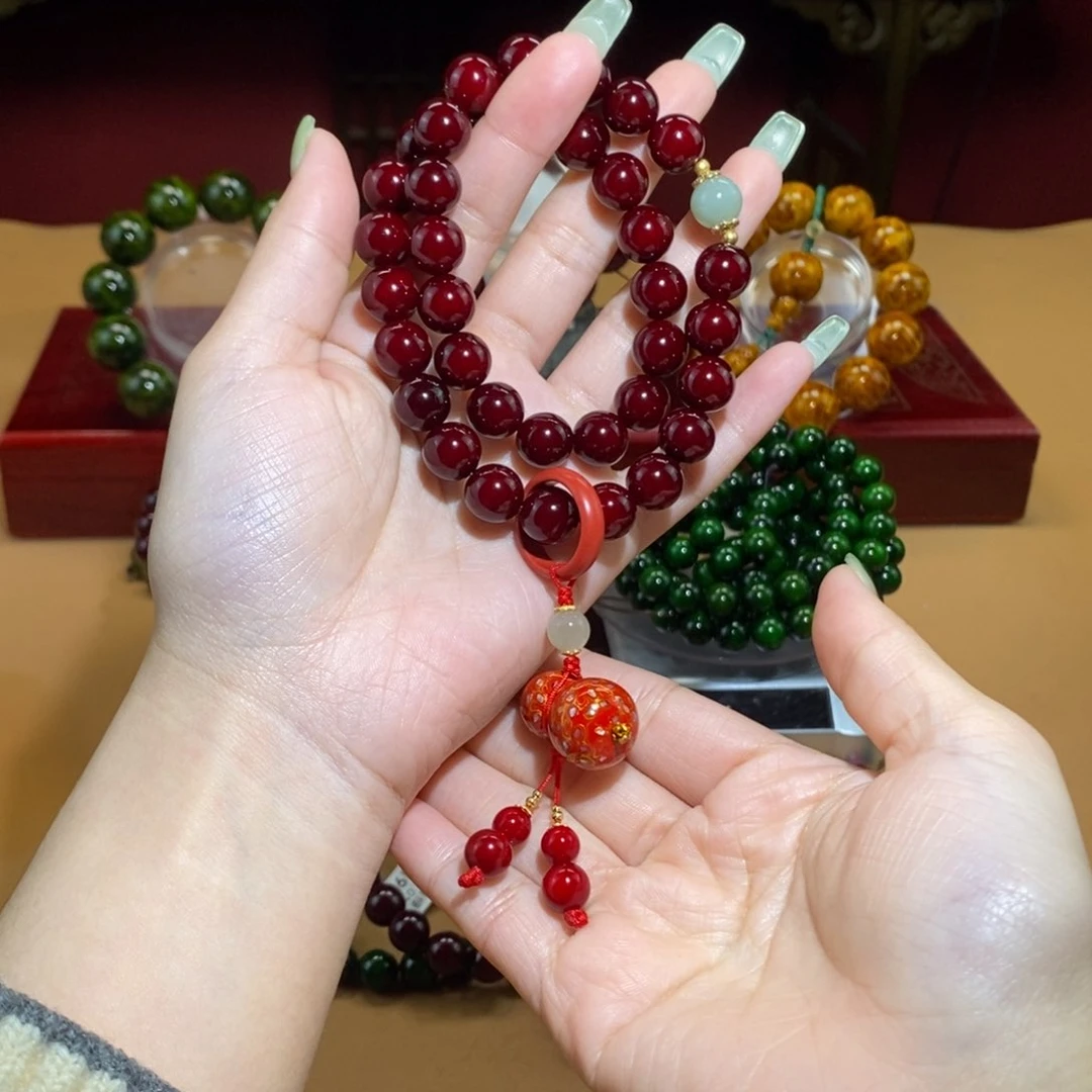 贝壳杉秀*郡帝王血龙木1.0手持千年老料高货