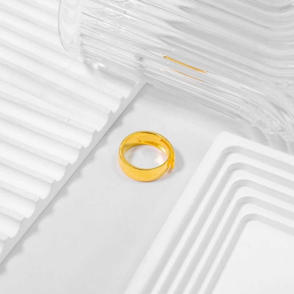 足银戒指 亮面泥鳅背戒指