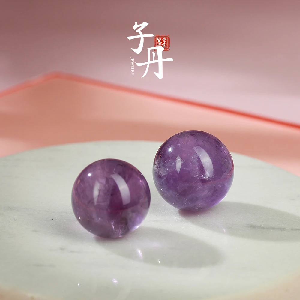 【子丹】 紫晶圆珠摆件（多样性发/发一个） C2-127