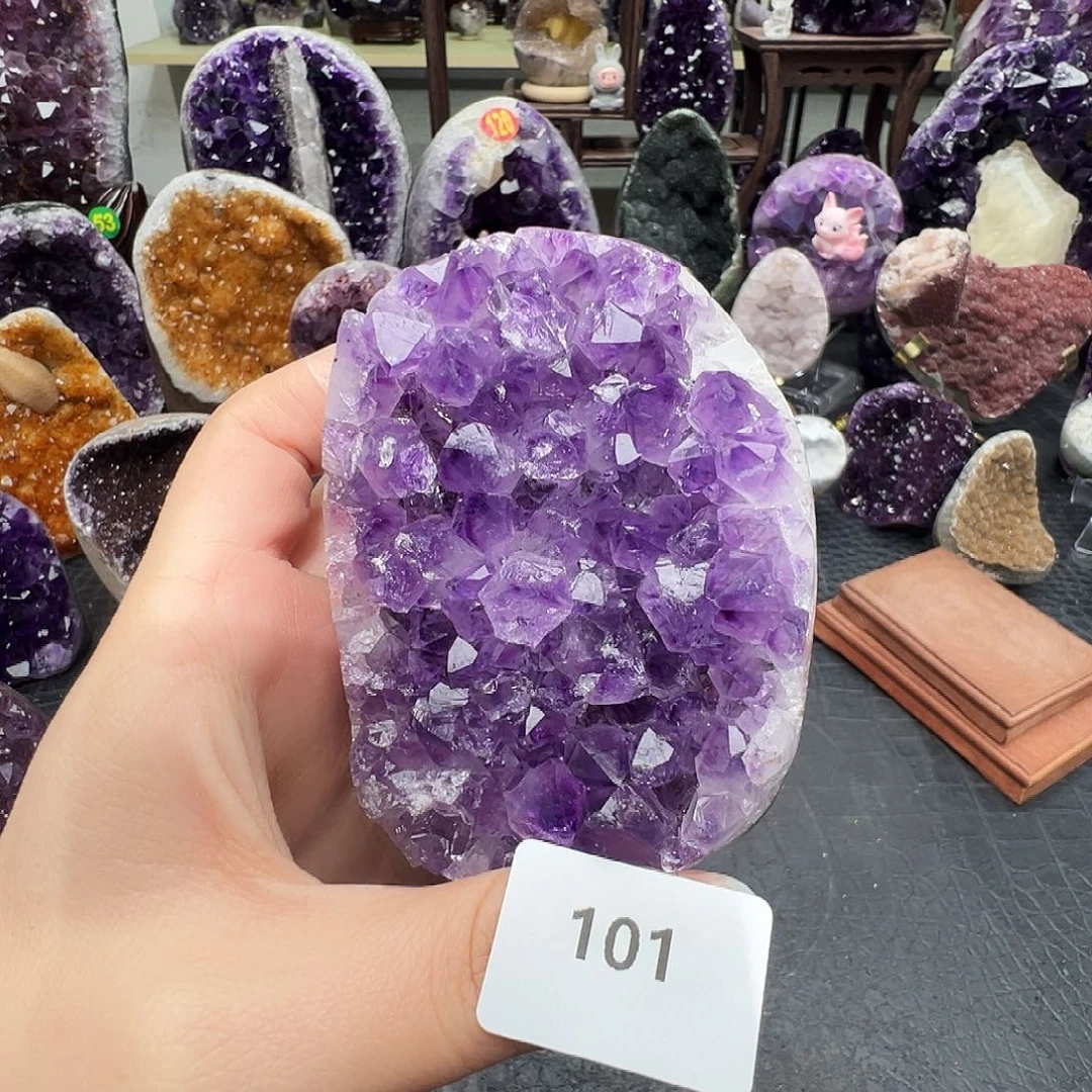 未镶嵌珠宝半成品紫晶