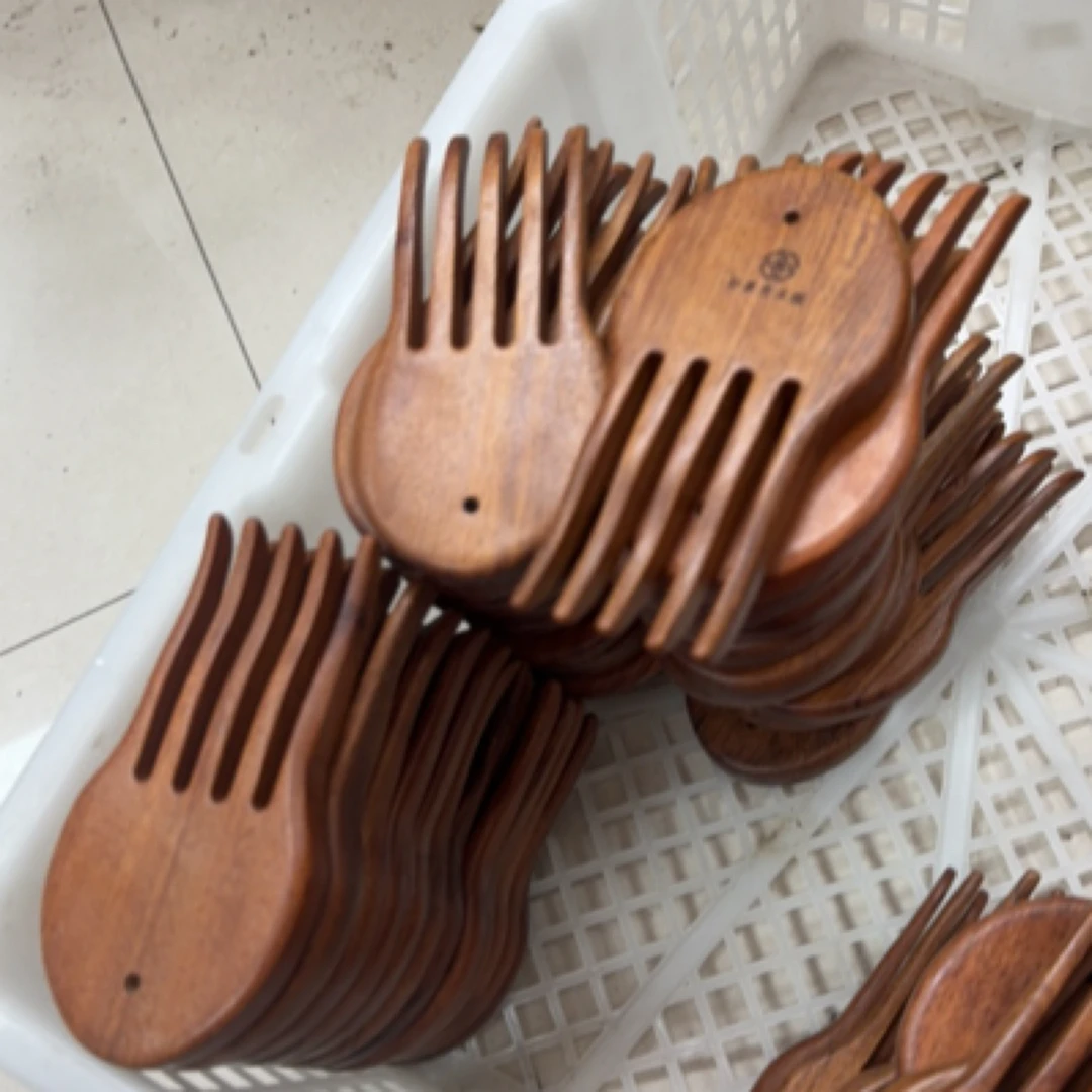 孙善升红贵宝五齿按摩梳家用便携头疗