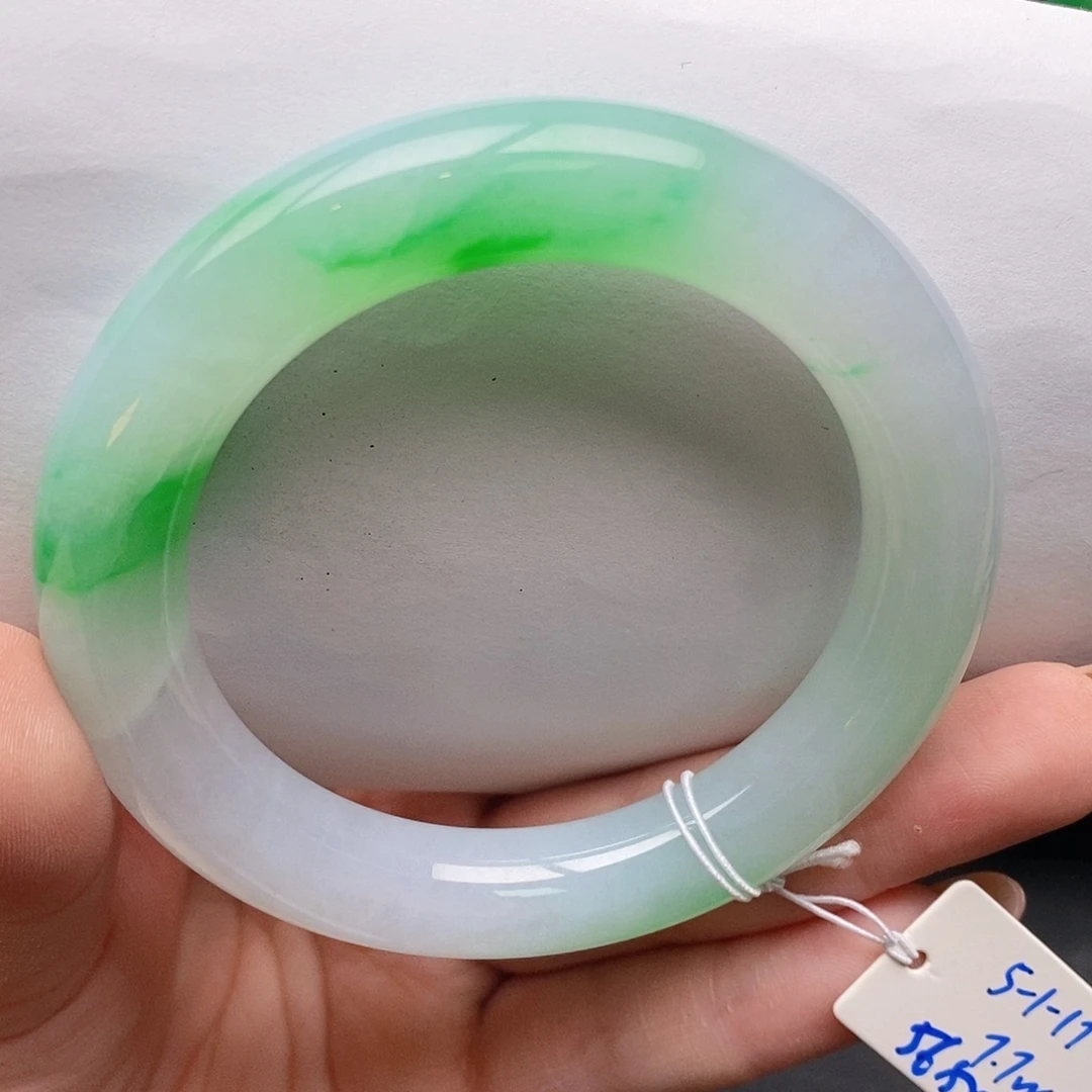 翡翠未镶嵌手镯56