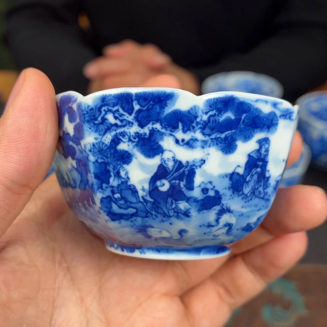 杯子瓷瓷姑娘景德镇陶瓷艺术