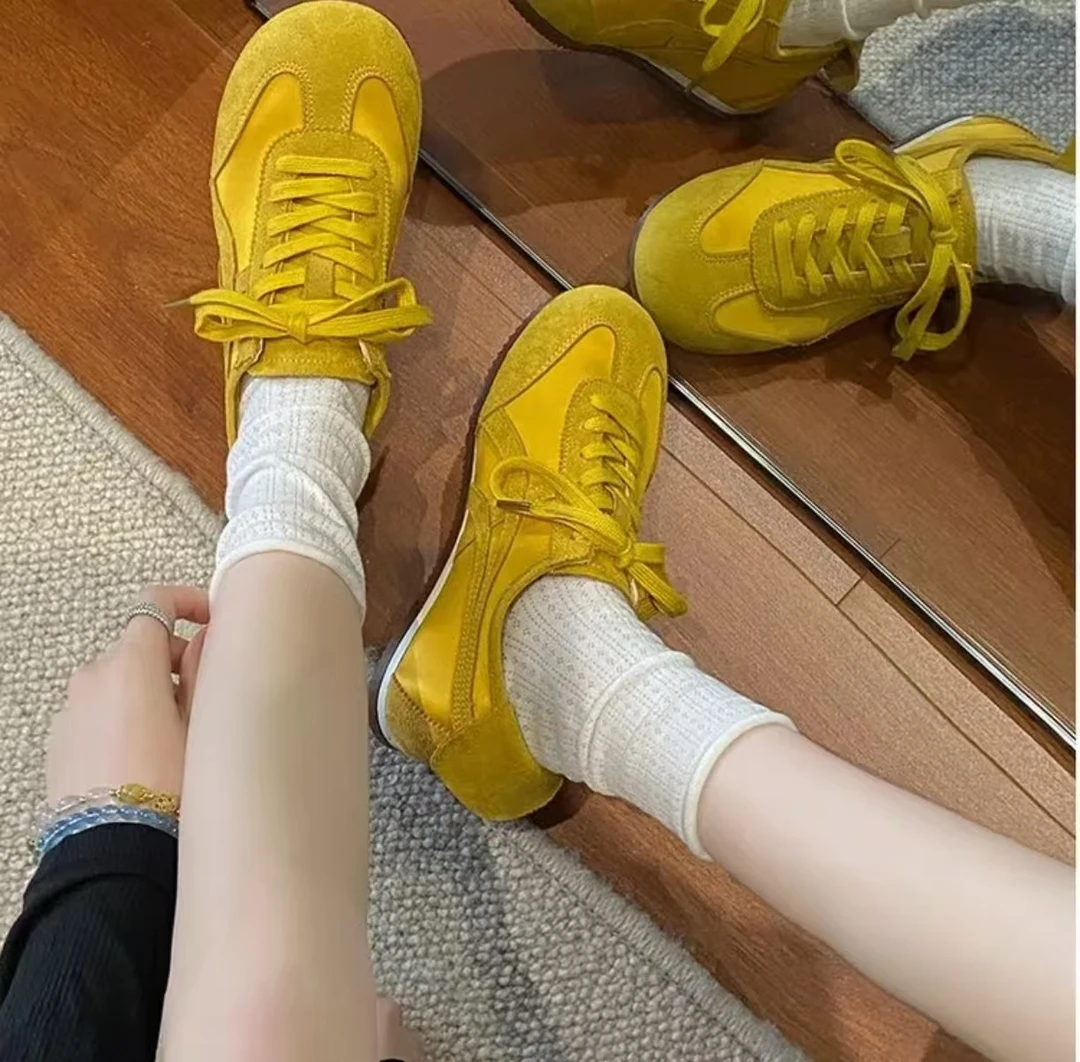 A008复古德训鞋2025新款休闲百搭阿甘鞋