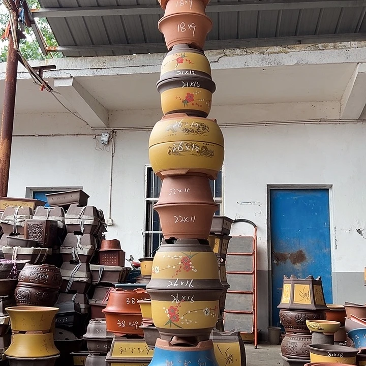 紫砂花盆紫砂花盆