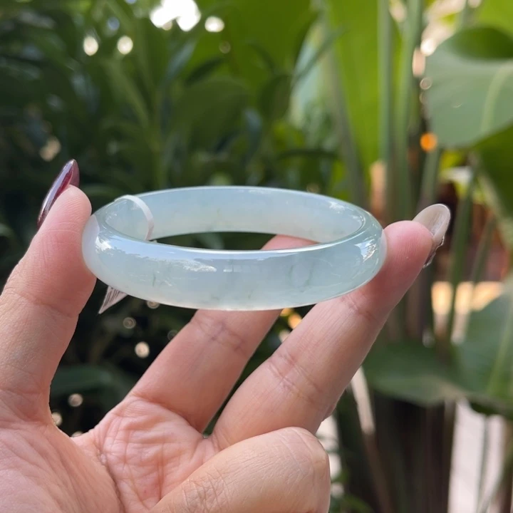 【闪购商品】翡翠手镯未镶嵌57正圈