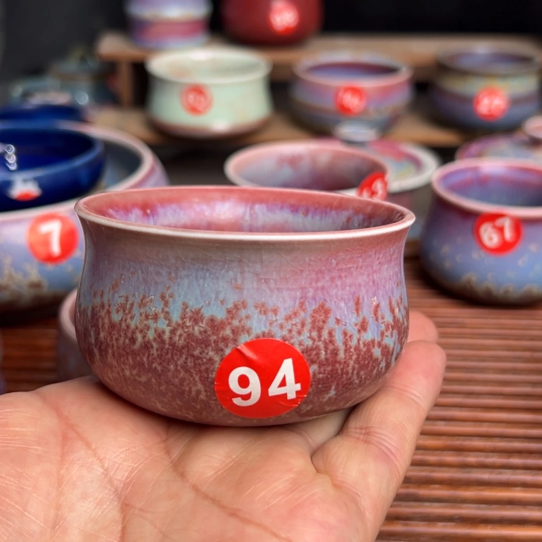 手工制作钧窑茶器