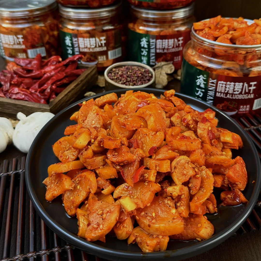 香辣/麻辣萝卜干下饭菜鲜辣脆爽即食美味开味咸菜