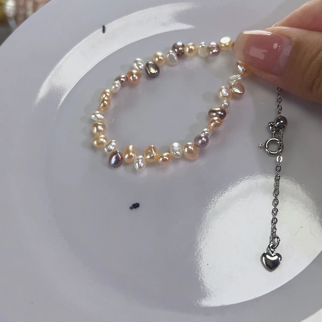 淡水珍珠手绳钛钢