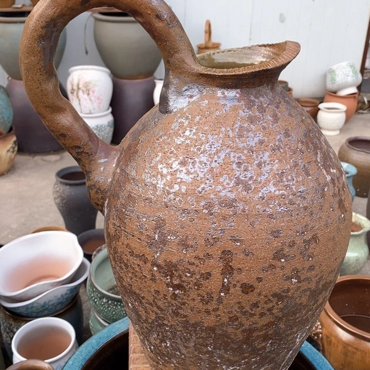 紫砂花盆高约47口10手工