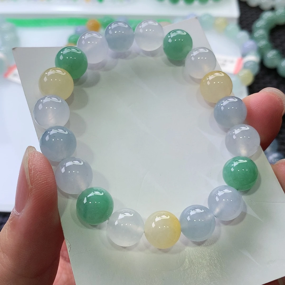 翡翠手链未镶嵌h翡翠