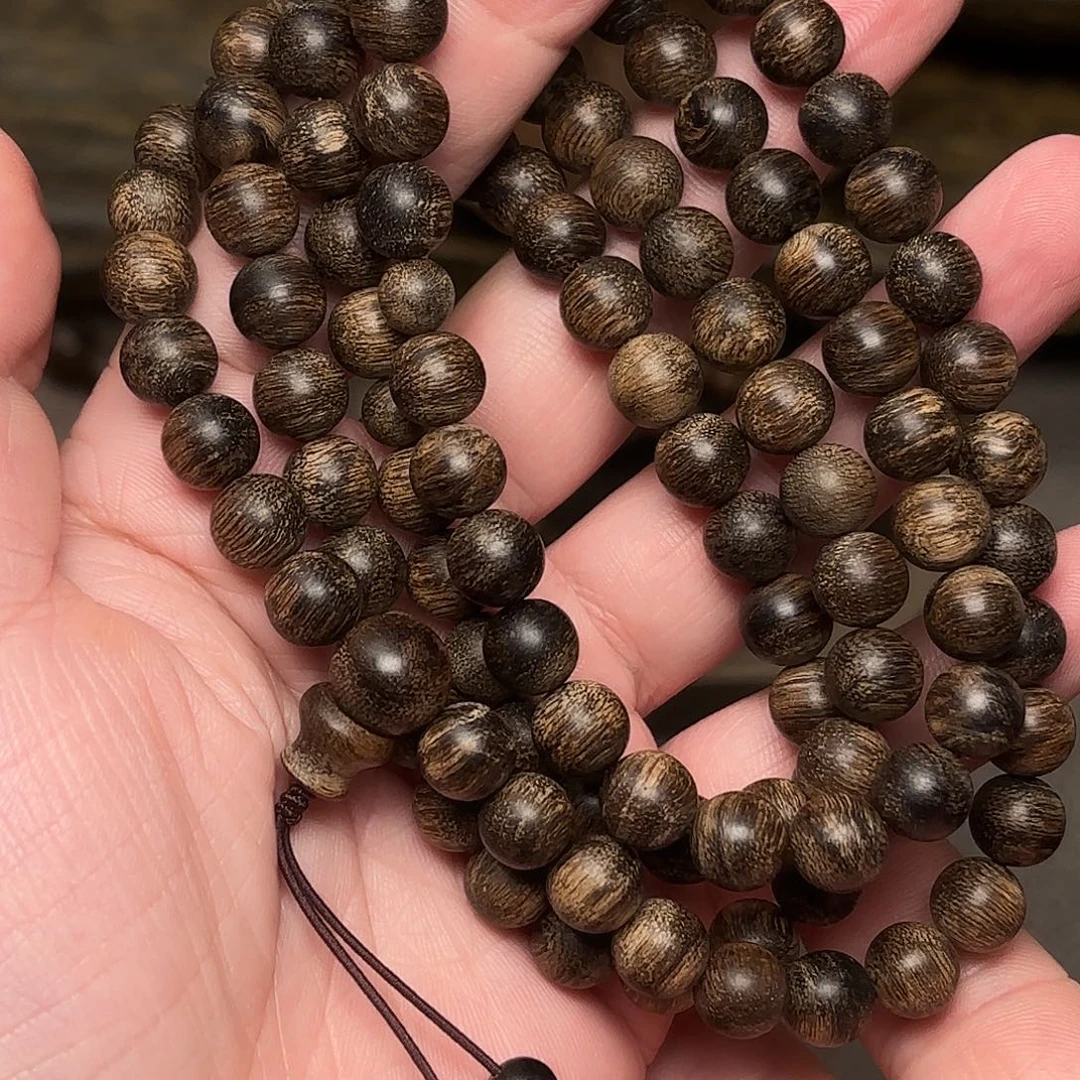 手串沉香越南芽庄白棋楠限量款08×108