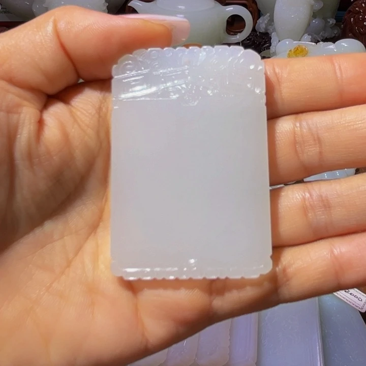 G***j和田玉未镶嵌挂件