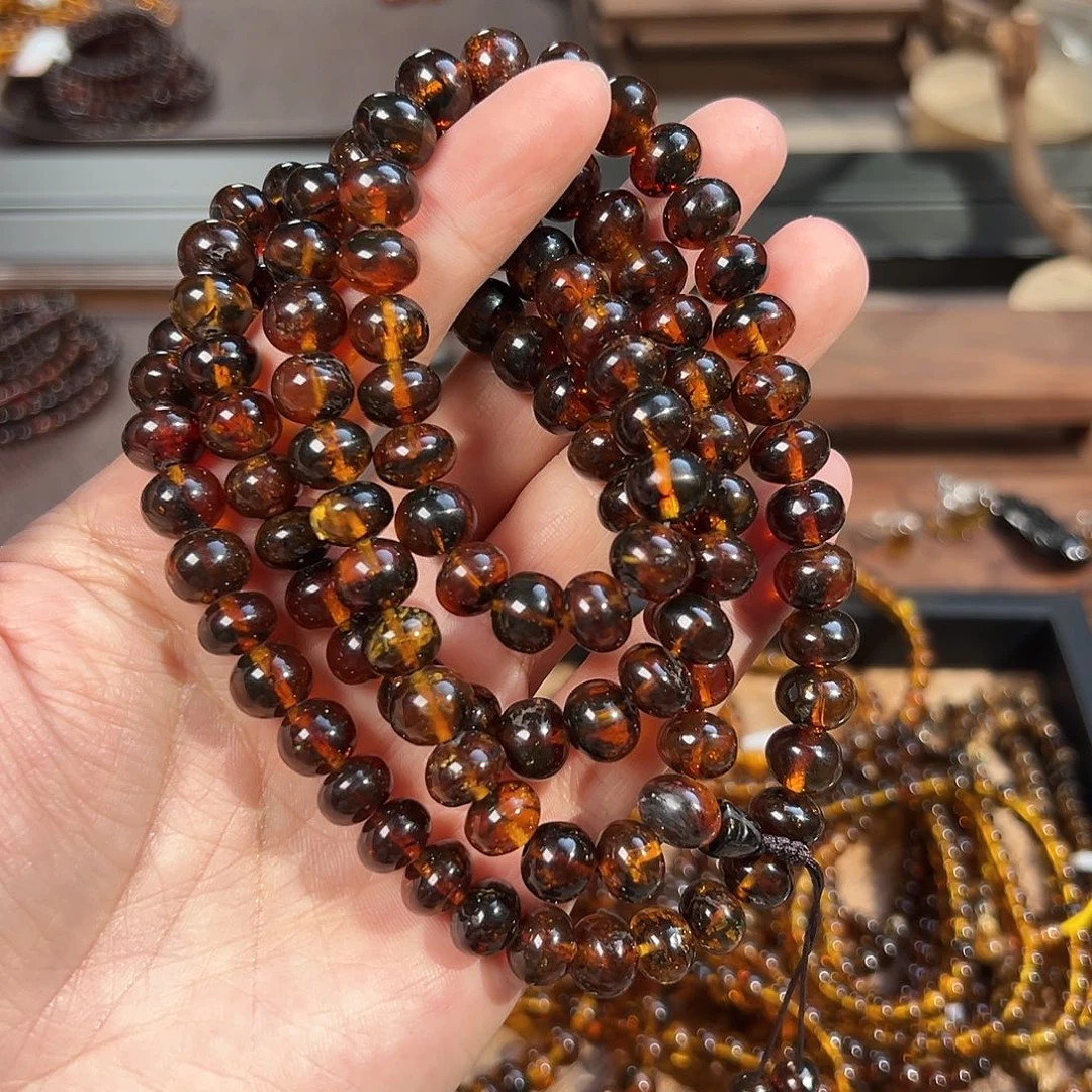 裸石琥珀未镶嵌金****7