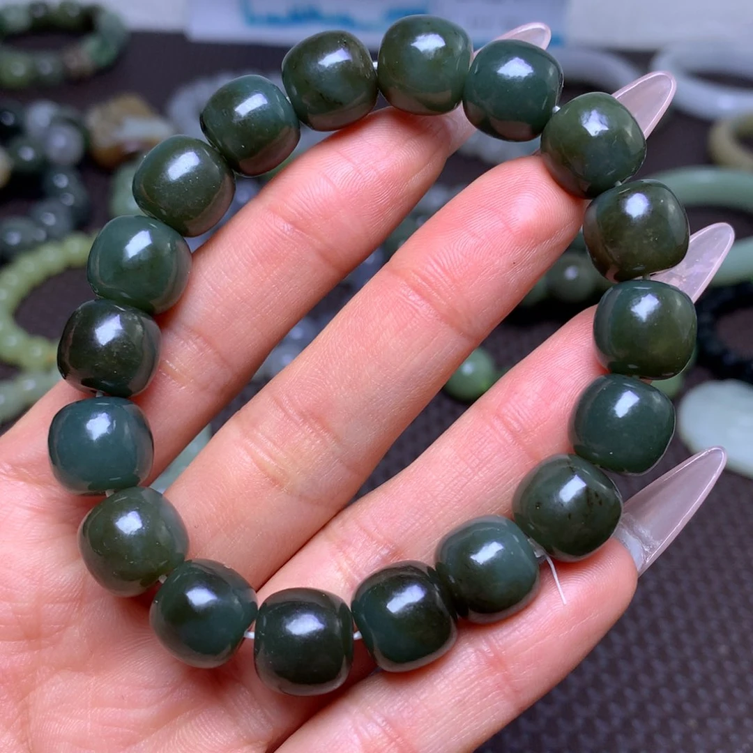 未镶嵌手串和田玉卡12