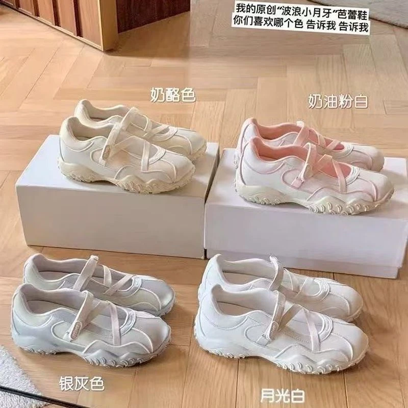 【仙女村】小个子小码女鞋313233机能月牙百搭夏季原创新款芭蕾女珍