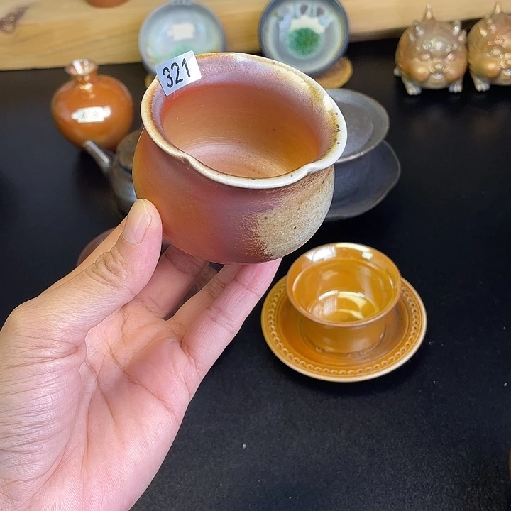燃薪柴烧茶器主人杯