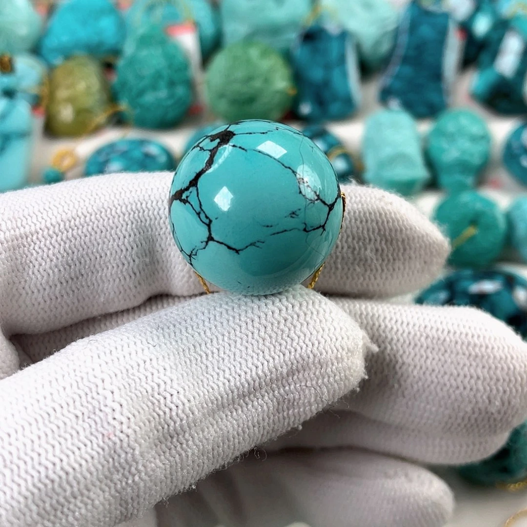 绿松石未镶嵌车挂