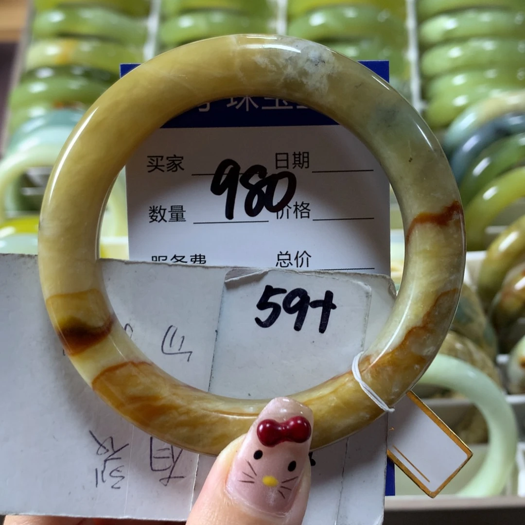 蛇纹石玉手镯未镶嵌君*儿980