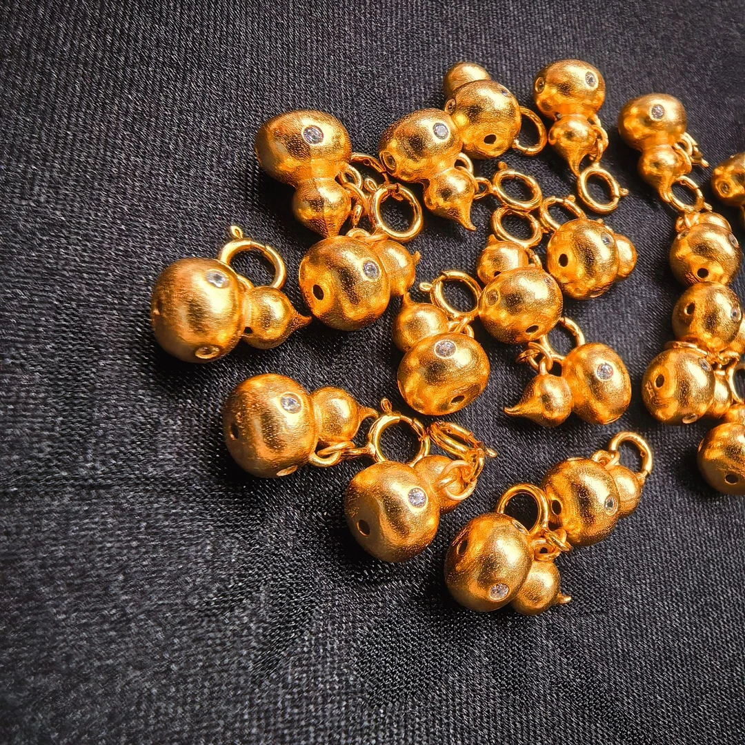 吊坠925银 Y063银饰diy搭配葫芦吊坠