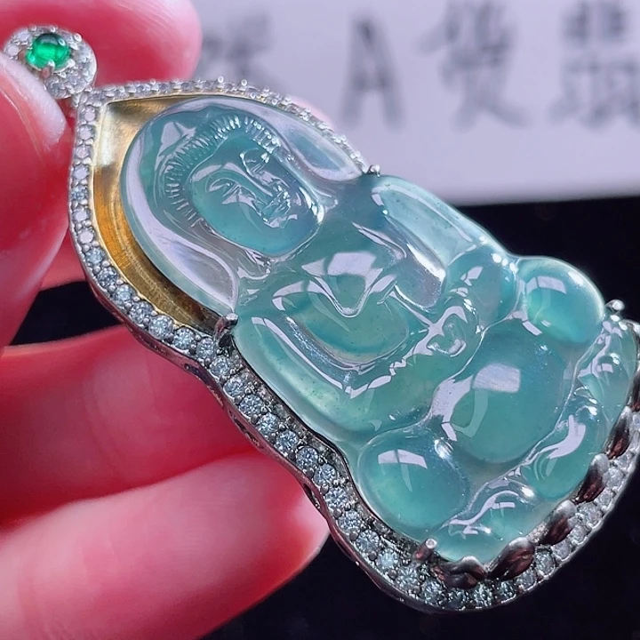 翡翠颈饰未镶嵌999999999