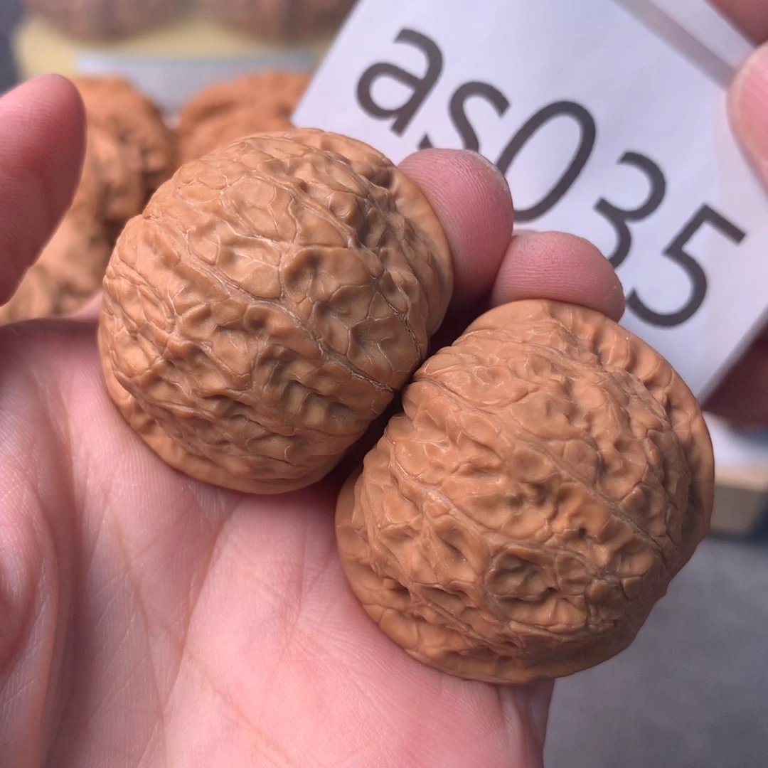 文玩核桃把件肉球乾隆磨37