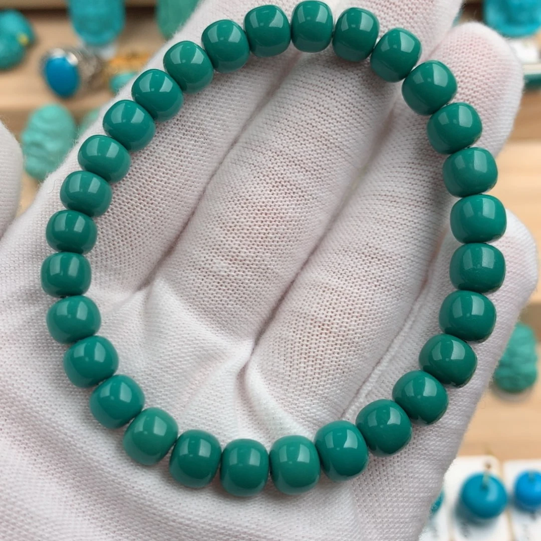 绿松石配饰未镶嵌7mm