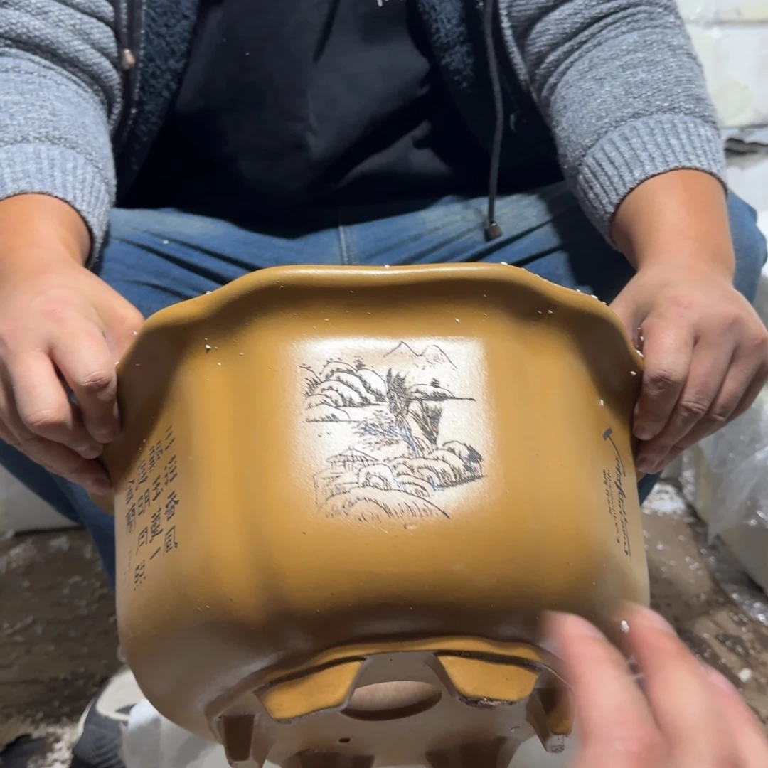 段泥花盆口径27 25感度15