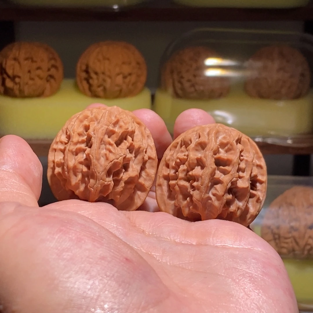 我***毛吊坠文玩核桃全品36尺原装苹果园精品对hope