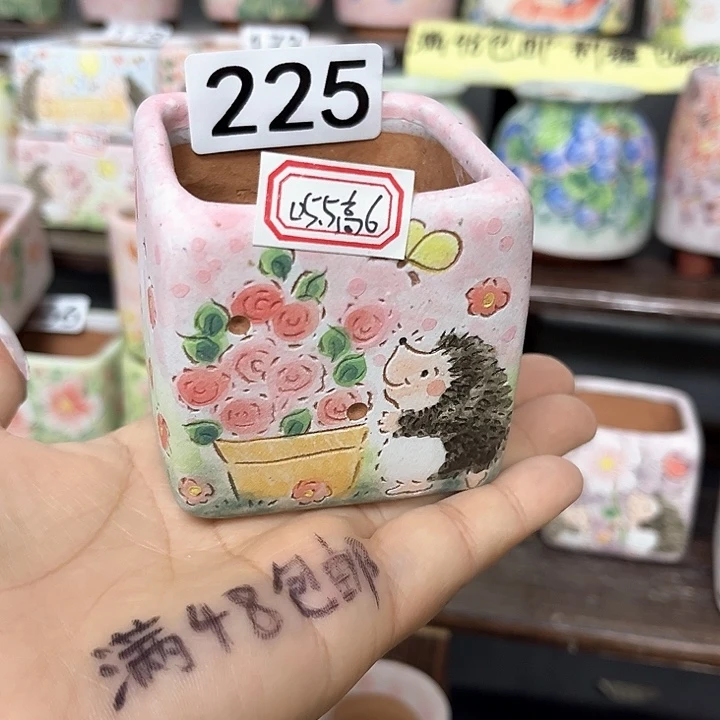 微瑕手工制作多肉花盆