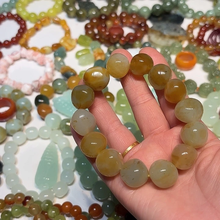 蛇纹石玉未镶嵌手串