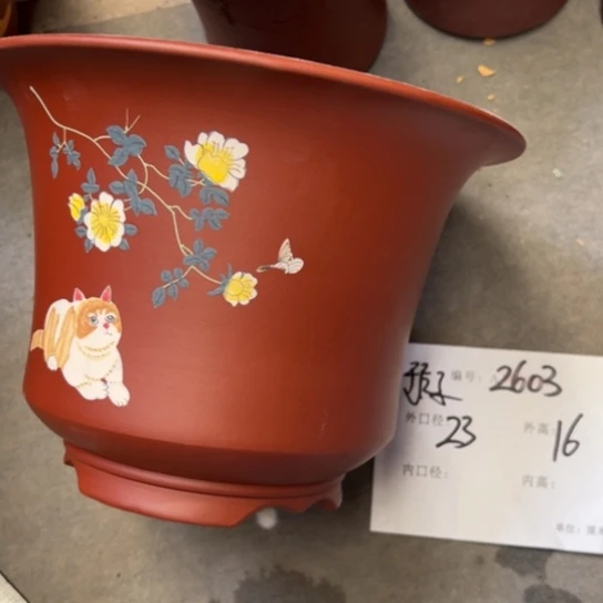 紫砂花盆紫砂艺术