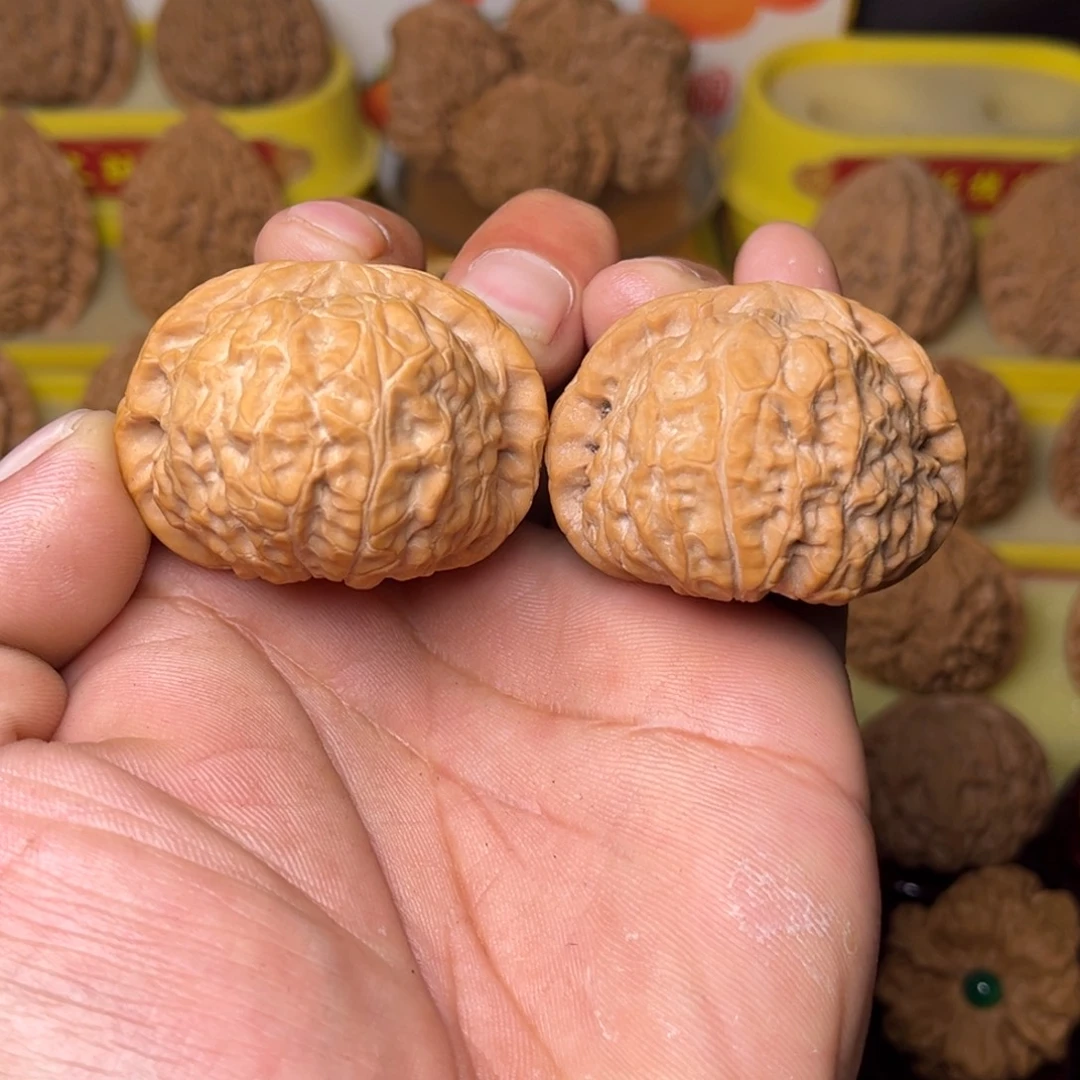 文玩核桃把件文玩核桃把件46尺南瓜墩