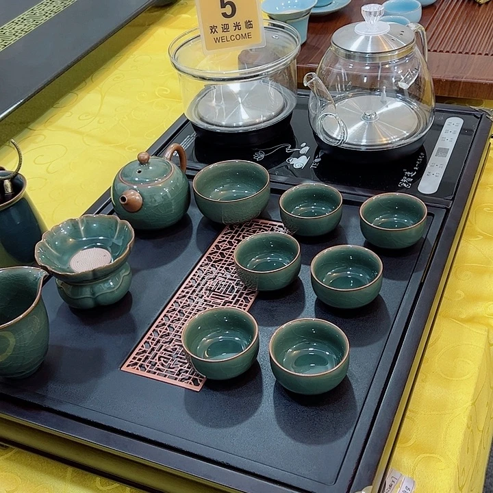 茶盘茶盘茶盘插排茶盘锦上