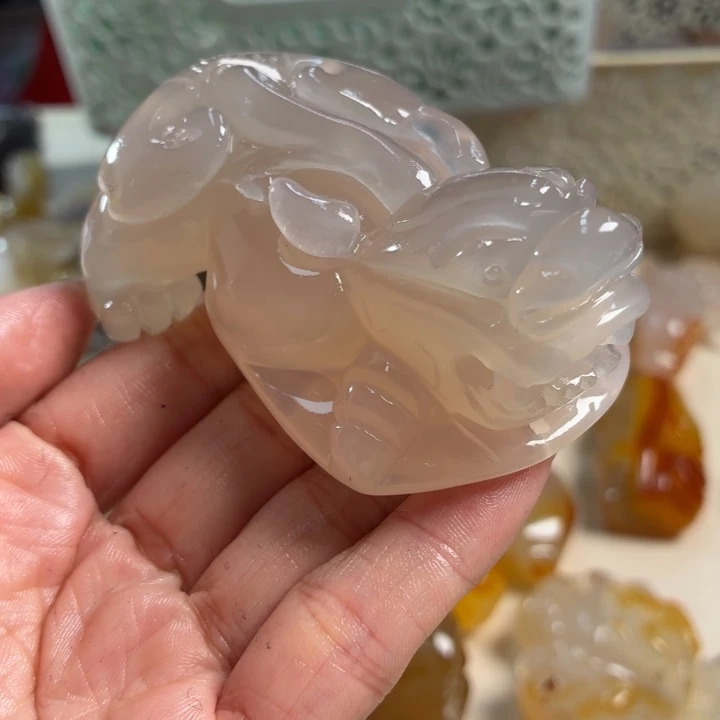 玛瑙/玉髓未镶嵌吊坠(不含链)