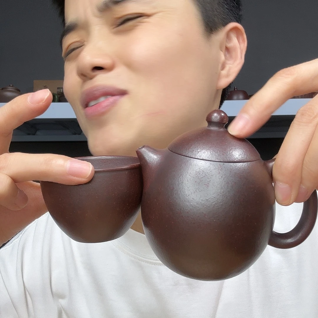 茶壶底槽青民间手艺人全手工制作