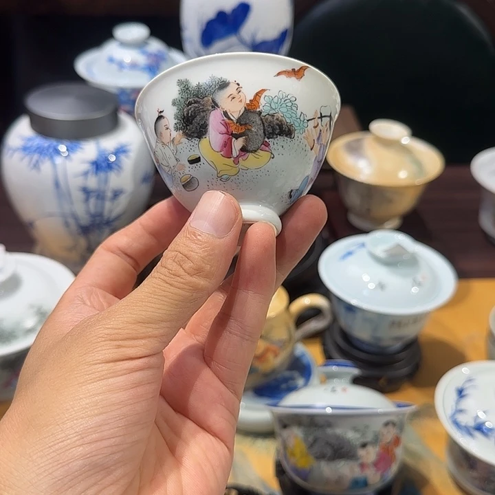 景德镇陶瓷手绘作品