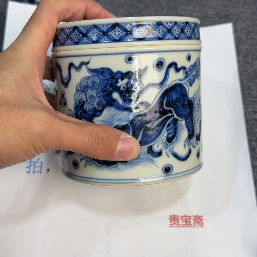 杯子瓷当代仿古精品全手工