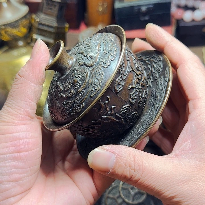 铜器摆件收收藏藏